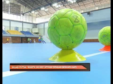 Skuad futsal wanita jalani latihan dengan berhati-hati