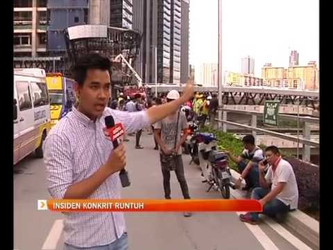 Insiden konkrit runtuh