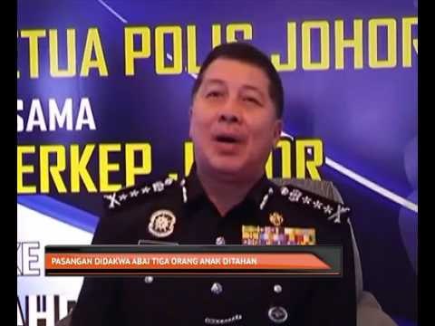 Pasangan didakwa abai tiga orang anak ditahan