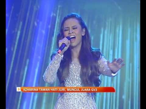 Azharina tawan hati juri, muncul juara Gegar Vaganza 3