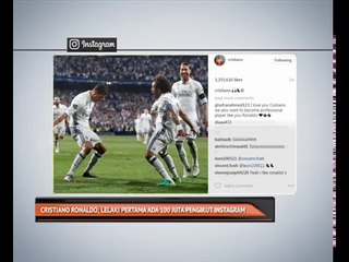 Cristiano Ronaldo; lelaki pertama ada 100 juta pengikut di Instagram