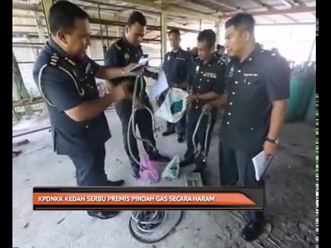 KPDNKK Kedah serbu premis pindah gas secara haram
