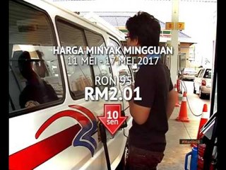 Harga minyak mingguan 11 Mei - 17 Mei 2017