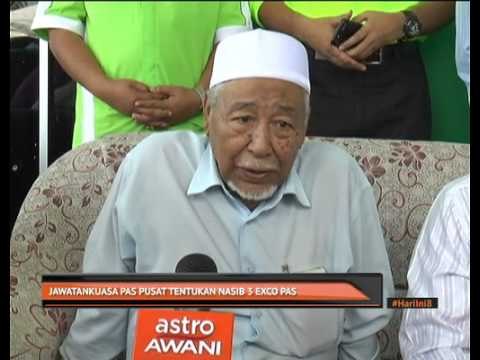 Jawatankuasa PAS Pusat akan tentukan nasib 3 Exco PAS