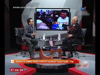 Anggota UMNO perlu hayati konsep kesetiaan - PM