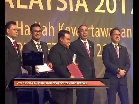 Astro AWANI rangkul Anugerah Berita Video Terbaik