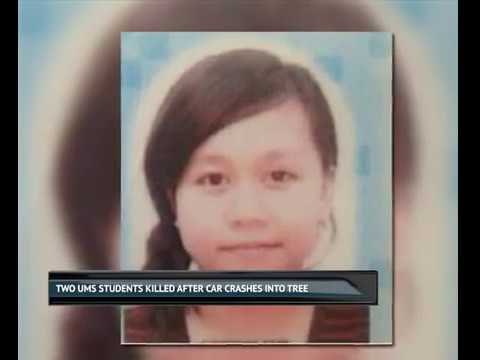Two UMS students killed after car crashes into tree