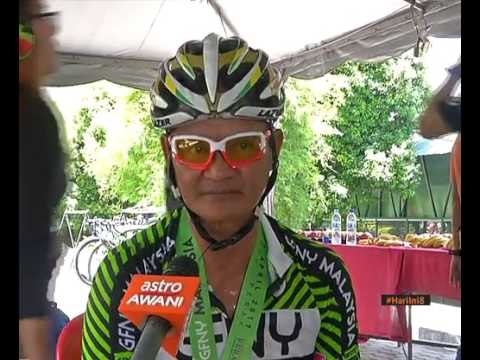 Kaki dipotong bukan penghalang bagi Chuah berbasikal