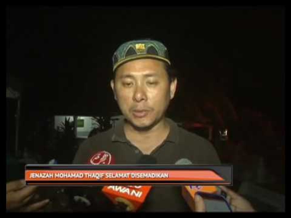 Jenazah Mohamad Thaqif selamat disemadikan