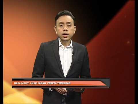 Bapa maut, anak parah, kereta terbabas