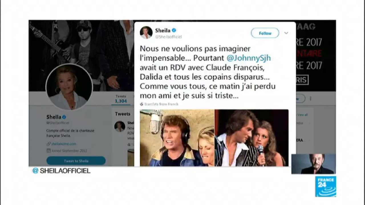 Mort de Johnny Hallyday : amis, artistes et politiques lui rendent hommage