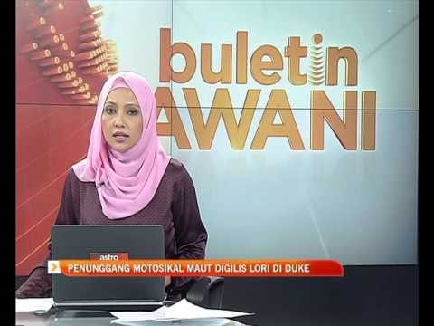 Penunggang motosikal maut digilis lori di Duke