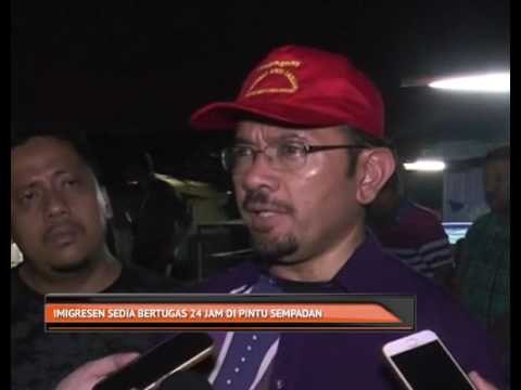 Imigresen sedia bertugas 24 jam di pintu sempadan