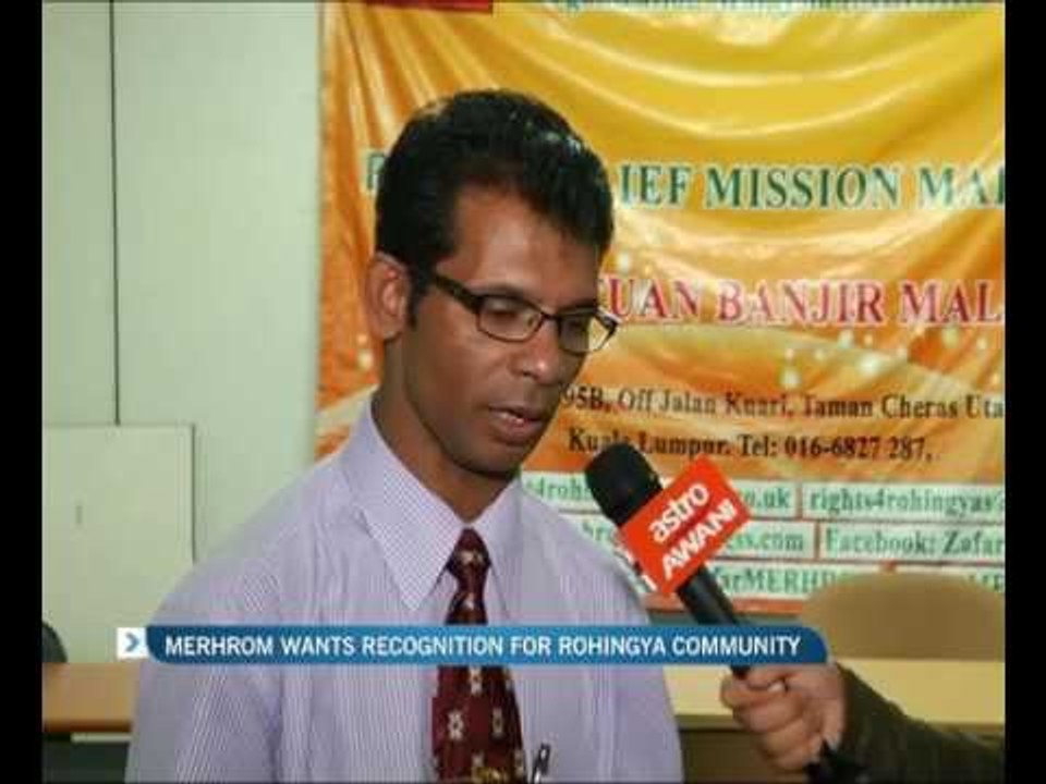 Merhrom wants recognition Rohingya community