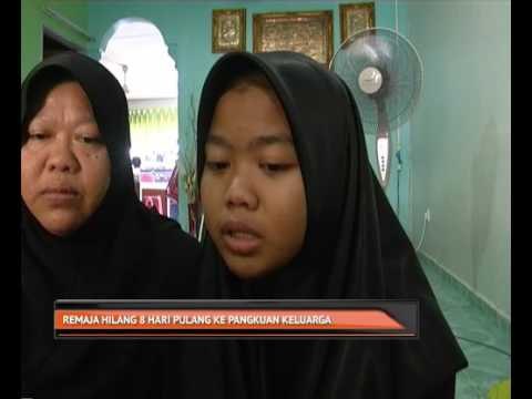 Remaja hilang 8 hari pulang ke pangkuan keluarga