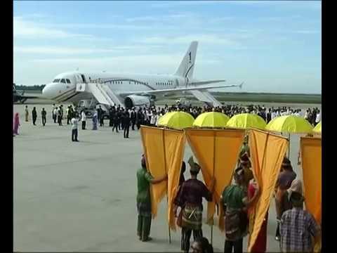 Sambutan besar-besaran keberangkatan balik YDP Agong di Kedah