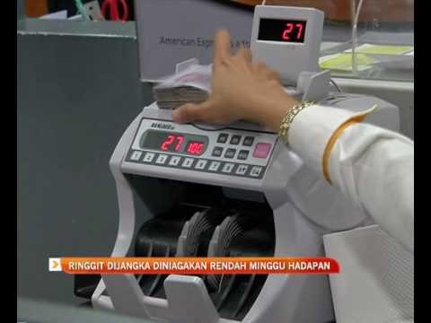 Ringgit dijangka diniagakan rendah minggu hadapan