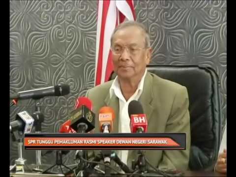 SPR tunggu makluman rasmi Speaker Dewan Negeri Sarawak