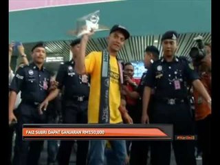 Faiz Subri dapat ganjaran RM150,000