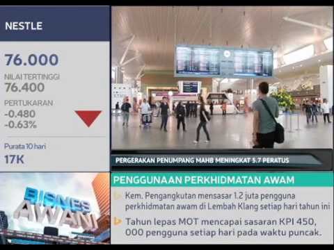 Pergerakan penumpang MAHB meningkat 5.7 peratus