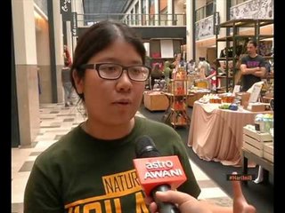 Sambutan Earth Hour 2017 di Publika