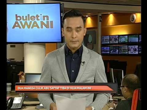 Dua mangsa culik Abu Sayyaf tiba di KLIA malam ini