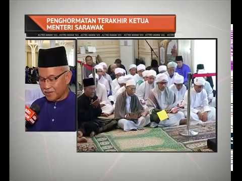 Penghormatan terakhir Ketua Menteri Sarawak: Suasana di Masjid Jamek Petra Jaya