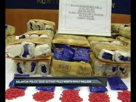 Kelantan police seize ecstasy pills worth RM4.7 million