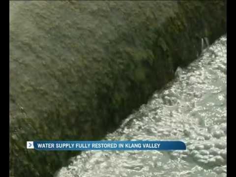 Water supply fully restored in Klang Valley