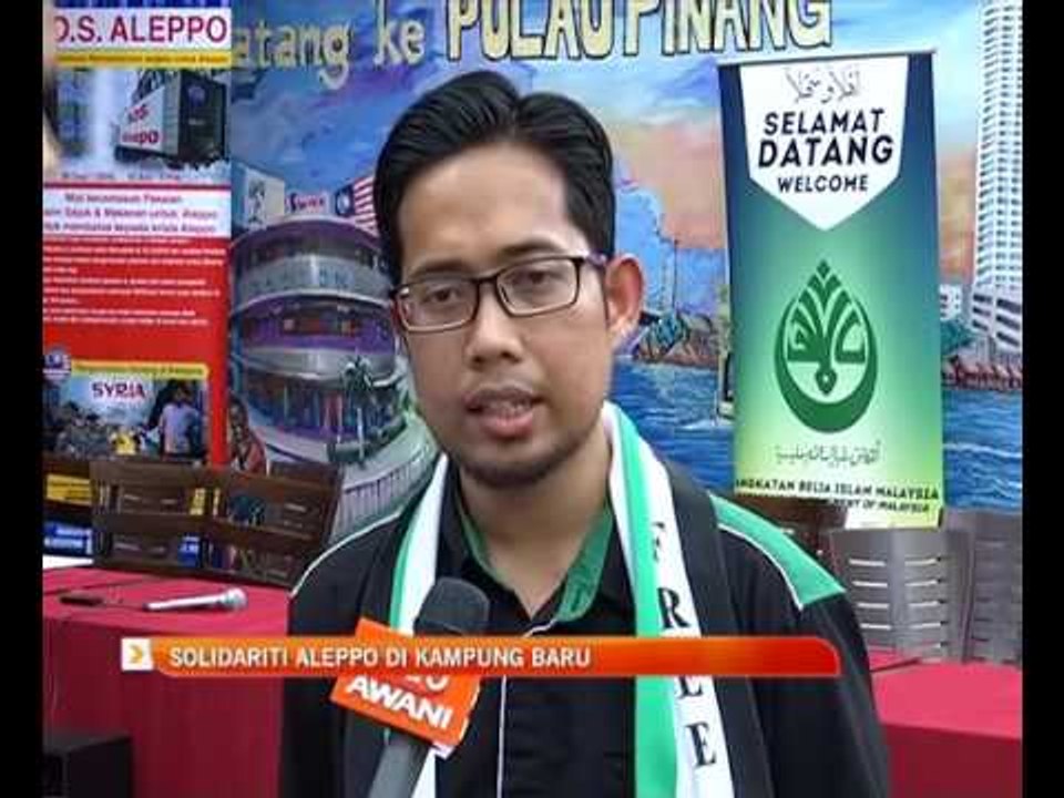 Solidariti Aleppo di Kampung Baru