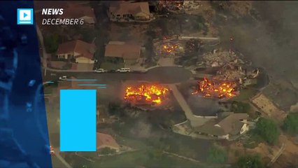 Wildfires spread throughout Southern California