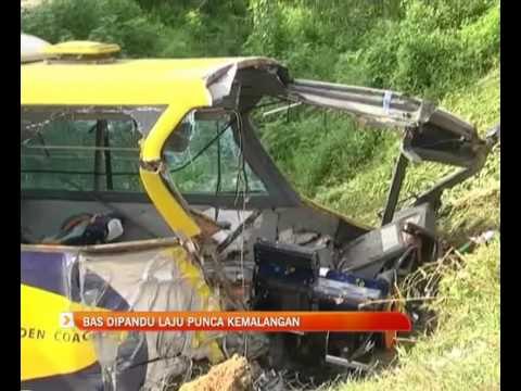 Bas dipandu laju punca kemalangan