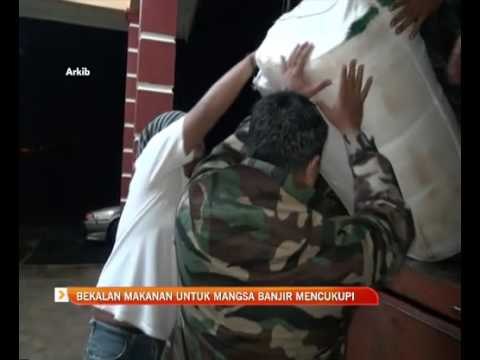Bekalan makanan untuk mangsa banjir mencukupi
