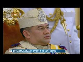 Sultan Muhammad V sworn in as 15th Agong