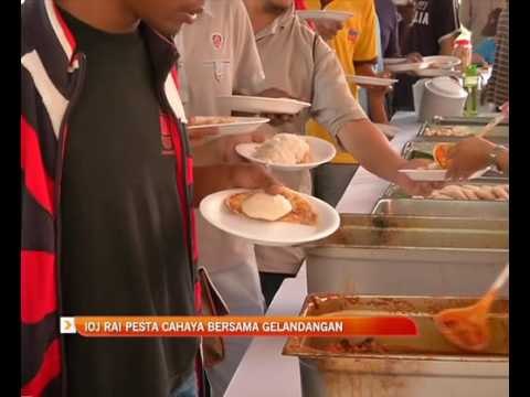 IOJ sambut pesta cahaya bersama gelandangan