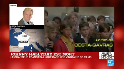 Mort de Johnny Hallyday : le réalisateur Costa Gavras raconte le tournage de "Conseil de famille"