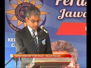 Terima dana OSF tidak salah - Majlis Peguam