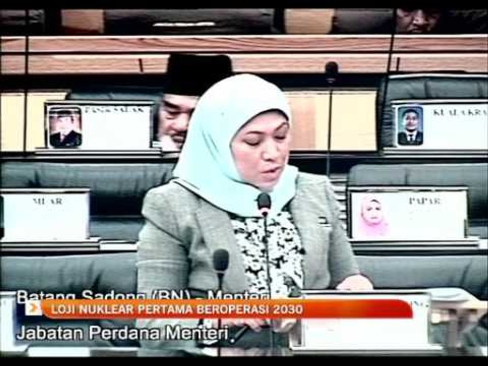 Loji nuklear pertama beroperasi 2030
