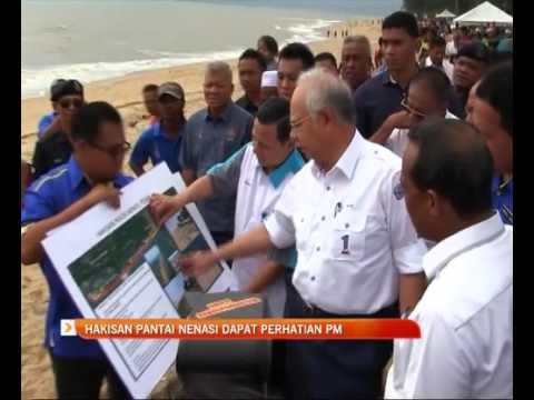 Hakisan pantai Nenasi dapat perhatian PM