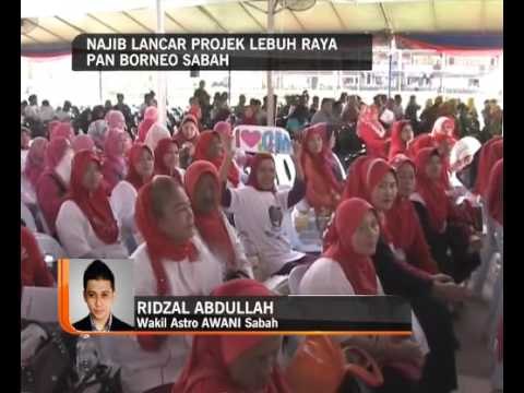 Najib lancar projek Lebuhraya Pan Borneo Sabah