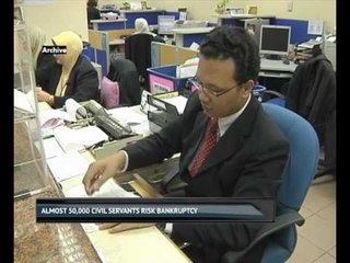Almost 50,000 civil servants risk bankruptcy