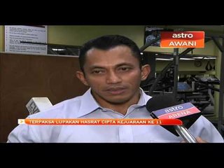 Sazali Samad terpaksa lupakan hasrat cipta kejuaraan ke-11