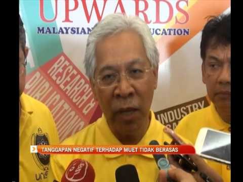 Tanggapan negatif terhadap MUET tidak berasas