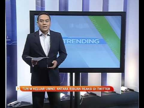 Tun Mahathir keluar UMNO, antara ribuan reaksi di Twitter