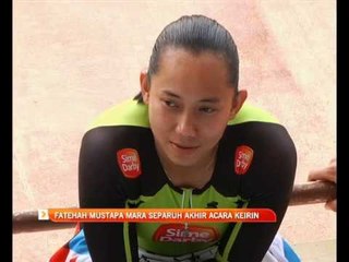 Fatehah Mustapa mara eparuh akhir acara keirin