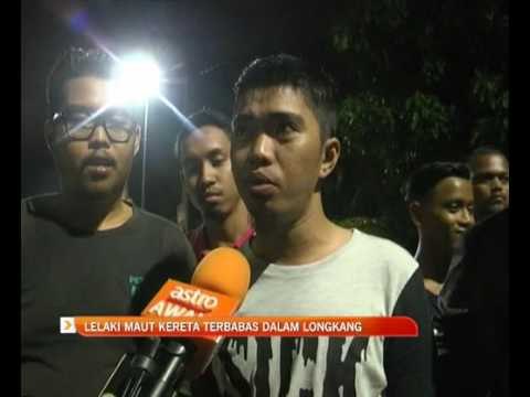 Lelaki maut kereta terbabas dalam longkang