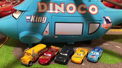 ディズニーカーズ とてもレアなおもちゃ！ダイナコ(DINOCO)ヘリコプター！