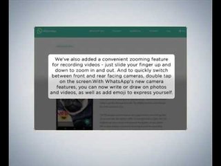 WhatApps boleh lukis, ambil video ala Snapchat