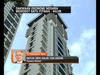 Dakwaan ekonomi negara merosot satu fitnah - Najib