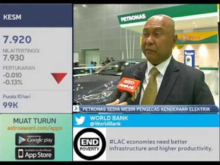 Petronas sedia mesin pengecas kenderaan elektrik
